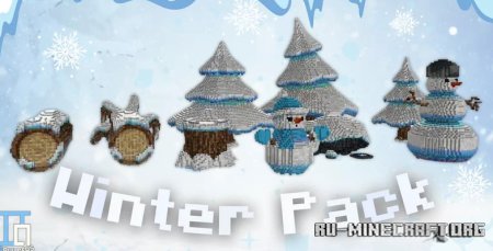  Winter Nature Pack by IQBUILDERS  Minecraft