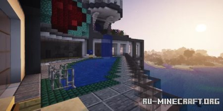  Redstone Cliff House  Minecraft