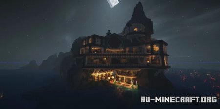  Redstone Cliff House  Minecraft