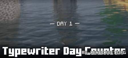  Typewriter Day Counter  Minecraft 1.21.3