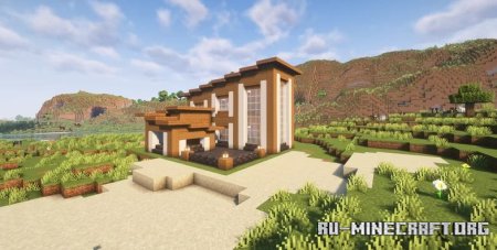  Medium Sized Modern House by DownTheBlockHomes  Minecraft