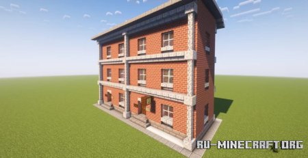  Brick Building from Brandon Square, Angton  Minecraft