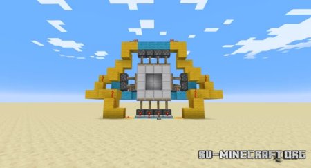  4X4 Piston Door  Minecraft