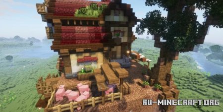  Hogsville - Full Interior  Minecraft