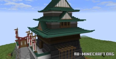  Japanese Fortress by DB PROJECT  Minecraft