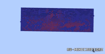  AP's Blue Red Maze  Minecraft