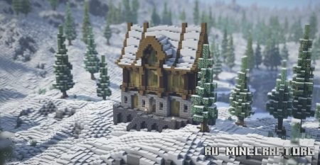  Simple winter house by Alan_Gor  Minecraft