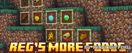  Regs More Foods  Minecraft 1.21.4