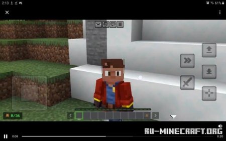 Скачать Обновленные движения игрока для Minecraft PE 1.21