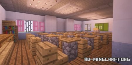  Literature Club Classroom  Minecraft