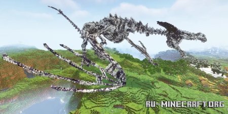  Ender Dragon Skeleton Statue  Minecraft