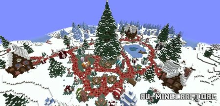  Big New Year's flying island  Minecraft