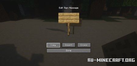  Sign Copy  Minecraft 1.21.4