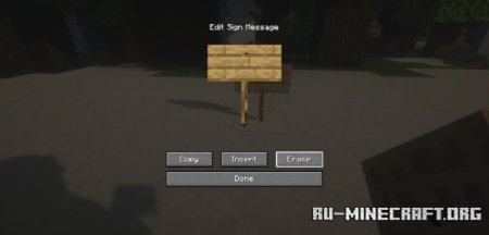  Sign Copy  Minecraft 1.21.4