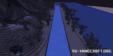  Grimstone Volcano - Ice Boat Track  Minecraft