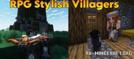  RPG Stylish Villagers  Minecraft 1.21