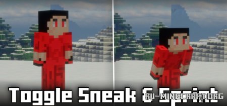  Foksha Toggle Sneak & Sprint  Minecraft 1.21.4