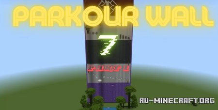  Parkour Wall 7 Part 1  Minecraft