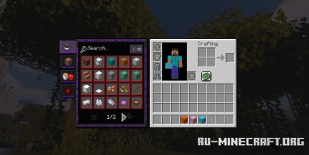  Darker Neon Purple GUI and HUD  Minecraft 1.21