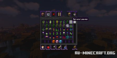  Darker Neon Purple GUI and HUD  Minecraft 1.21