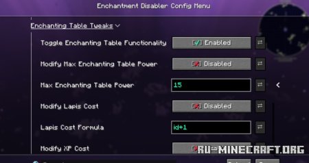  Enchantment Disabler  Minecraft 1.21.4