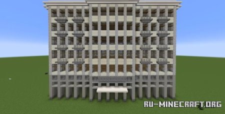  apartment block by ClyerR  Minecraft