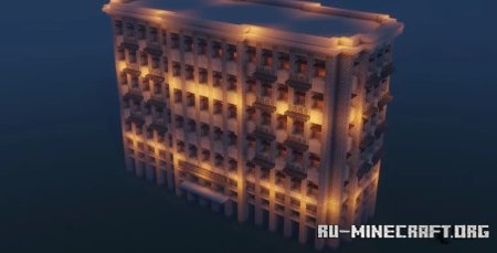  apartment block by ClyerR  Minecraft