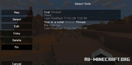  Notes  Minecraft 1.21.4