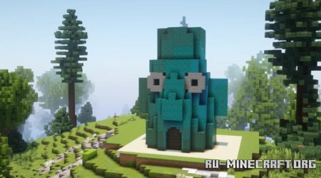  Squid House  Minecraft