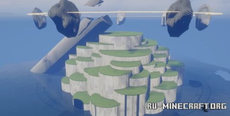  Fantasy Geometric Island  Minecraft