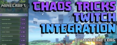  Chaos Tricks Twitch Integration  Minecraft 1.21.1