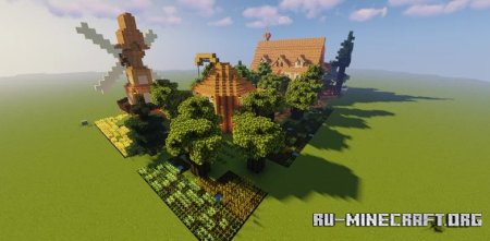  Small Farm House Property  Minecraft