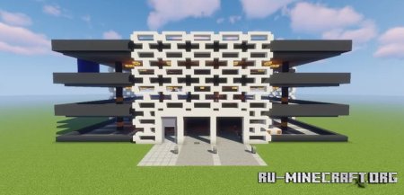  Modern Parking Garage  Minecraft