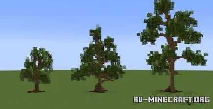  oak trees asset by Beanystatue896  Minecraft