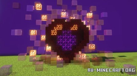  Cute Heart-Shaped Nether Portal  Minecraft