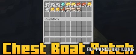  Chest Boat Patch  Minecraft 1.21.4