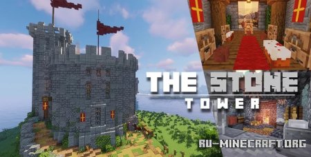  The Stone Tower - Medieval Tower Keep  Minecraft