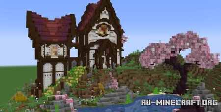  Fantasy House by khat1  Minecraft