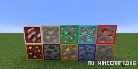  Simple Outlined Ores  Minecraft 1.21