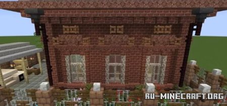  Russian dacha bedrock port by D.W.S system  Minecraft