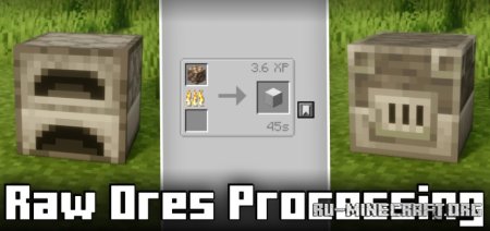 Скачать Raw Ores Processing для Minecraft 1.21.3