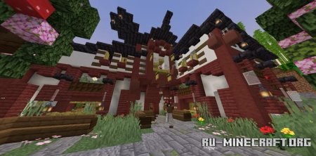  asian island house by 3a9z  Minecraft