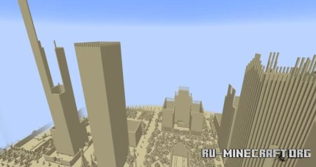  Flatten World: Sand World  Minecraft