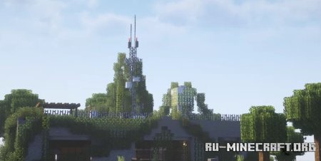  Post-Apocalyptic Bunker House  Minecraft