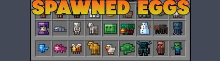 Скачать Spawned Eggs Resource для Minecraft 1.21.4