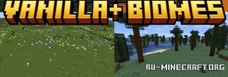 Скачать Vanilla Biomes для Minecraft 1.17.1