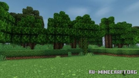 Скачать Кустистая листва для Minecraft PE 1.20