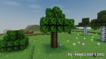 Скачать Кустистая листва для Minecraft PE 1.20