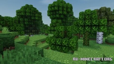 Скачать Кустистая листва для Minecraft PE 1.20