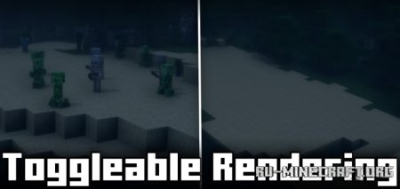 Скачать Toggleable Rendering для Minecraft 1.21.4